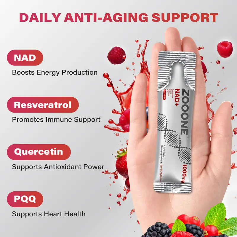 NAD+ Nicotinamide Riboside Drink Mix - Image 4